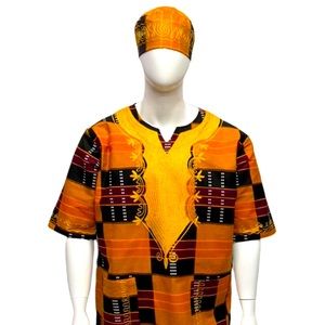 Men’s Kente Shirt - African print